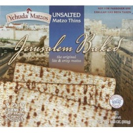 Yehuda Unsalted Matzo Thins, 10.5 Ounce -- 24 Per Case