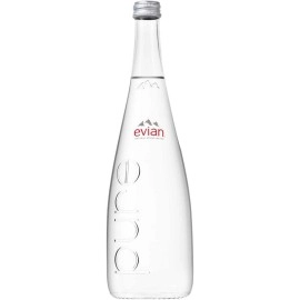 Evians Spring Water Spring Water Naturl Glass 25.4 Oz (Pack Of 12)