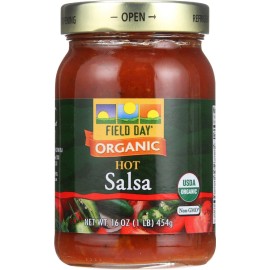 Field Day Salsa Organic Jalapeno Lime Hot, 12 Count