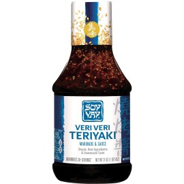 Soy Vay Veri Veri Teriyaki Marinade & Sauce, 21 Ounce Bottle (Package May Vary)