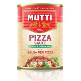 MuttiPizza Sauce With Basil & Oregano, 14 Oz. |1Pack | ItalyS 1 Brand Of Tomatoes | Fresh Taste For Cooking | CannedSauce| Vegan Friendly & Gluten Free | No Additives Or Preservatives
