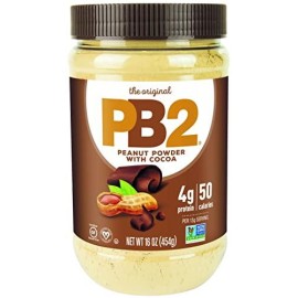 Pb2 Powdered Chocolate Peanut Butter With Cocoa - 4G Of Protein, 90% Less Fat, Certified Gluten Free, Only 50 Calories Per Serving For Shakes, Smoothies, Low-Carb, Keto Diets