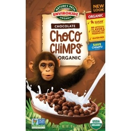 Envirokidzaorganic Gluten-Free Cereal Chocolate Choco Chimps 10 Ounce Box