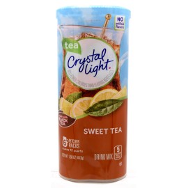 Crystal Light Sweet Tea, 12-Quart 1.56-Ounce Canister (Pack Of 4)