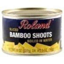 Roland Bamboo Shoots Sliced Boiled In Water 8 Oz (Pack Of 4)