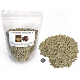 Brazil Adrano Volcano Coffee, Green Unroasted Coffee Beans (1 Lb)