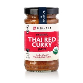 Mekhala Organic Gluten-Free Thai Red Curry Paste 3.53Oz