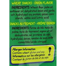 Osem Bissli Onion Flavored Crunchy Wheat Snack -No Food Coloring Or Preservatives, 2.5 Ounce Bag