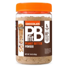 Betterbody Foods Pbfit Chocolate All-Natural Peanut Butter Powder 425G (15 Ounces)