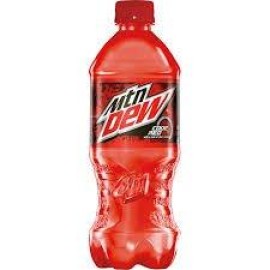Mountain Dew, Code Red, 20 Oz (Pack Of 24)