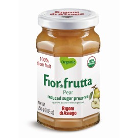 Rigoni Di Asiago Fiordifrutta Organic Fruit Spread, Pear, 6 Count, 8.82 Oz