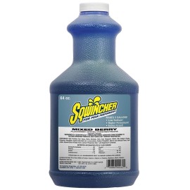 Sqwincher 030320-Mb 64 Ounce Liquid Concentrate Bottle Mixed Berry Electrolyte Drink - Yields 5 Gallons (1/Ea)
