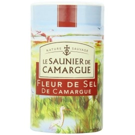 Le Saunier De Camargue Fleur De Sel Sea Salt, 3527-Ounce (1 Kg) Canister (4 Pack)