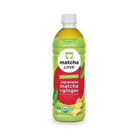 Matcha Love Organic Matcha And Green Tea, Ginger, 15.9 Ounce (Pack Of 12), Usda Certified Organic, Unsweetened, Zero Calories