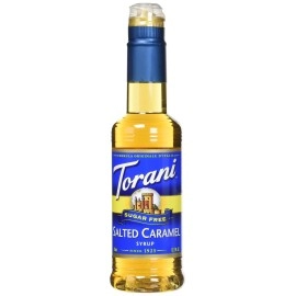Torani Sugar Free Syrup, Salted Caramel, 12.7 Ounce