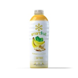 Smartfruit Sunny Banana Oat Fiber, 100 Real Fruit Purae, Non-Gmo, No Additives, Vegan - 48 Fl Oz