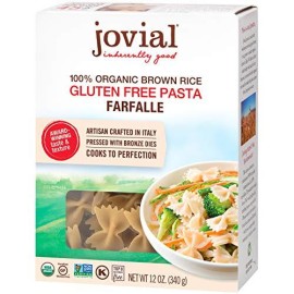 Jovial Farfalleog1Brown Rice 12 Oz (Pack Of 12)