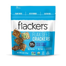 Doctor In The Kitchen Cracker Sea Salt Flacker 5Oz (Pack Of 12)