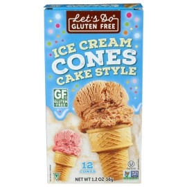 Lets Do Cones Ice Cream Waffle Gluten Free 1.2 Ounce