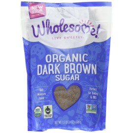Wholesome Sweeteners Fair Trade Organic Dark Brown Sugar 24 Ounce