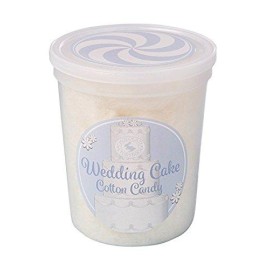 Wedding Cake Gourmet Flavored Cotton Candy - Unique Idea for Holidays, Birthdays, Gag Gifts, Party Favors