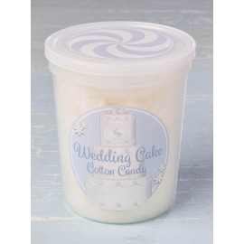 Wedding Cake Gourmet Flavored Cotton Candy - Unique Idea for Holidays, Birthdays, Gag Gifts, Party Favors