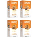 Maxines Heavenly Peanut Butter Chocolate Chip Cookies Healthy Vegan Oatmeal Cookies Sweetened With Coconut Sugar & Dates Plant Based Gluten Free & Non Gmo 7.2 Ounces Each (4 Pack)
