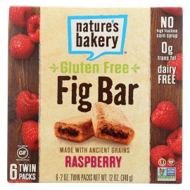 Natures Bakery Gluten Free Fig Bars Raspberry Pack Of 12 Size - 62 Oz Quantity - 1 Case