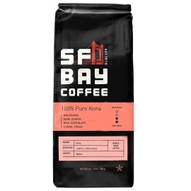 San Francisco Bay Ground Coffee - 100% Pure Kona (12Oz Bag), Medium Roast