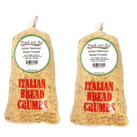 All Natural Seasoned Italian Bread Crumbs No Preservatives Or Additives - Frank And Sal Bakery. 2 Pounds