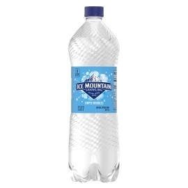 Ice Mountain Sparkling Water Simply Bubbles 33.8 Oz. Bottle