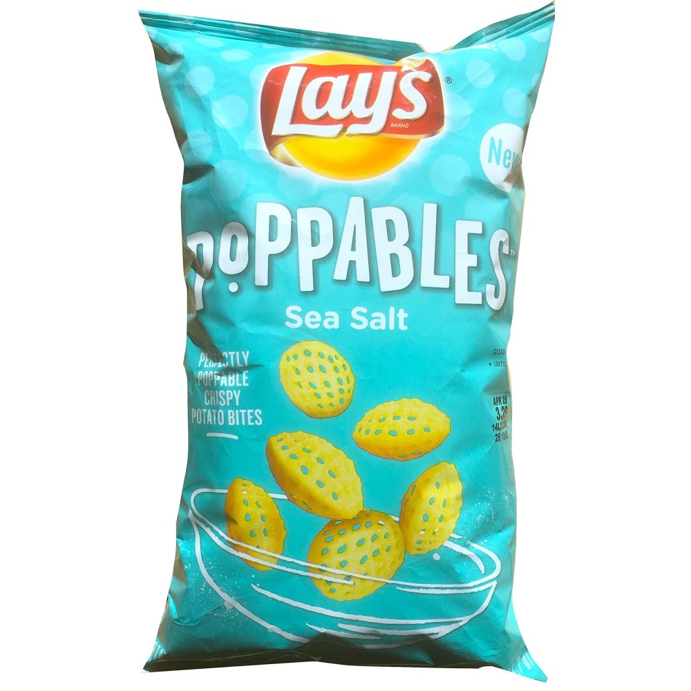 Lays Poppables Sea Salt Perfectly Poppable Crispy Potato Bites Net Wt 5 Oz (1)