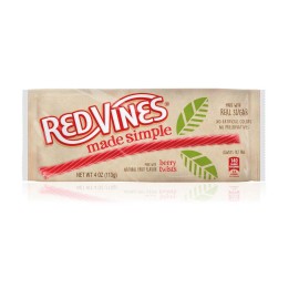 Red Vines Made Simple Berry Licorice Twists 4Oz Tray