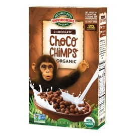 Choco Chimps Organic Chocolate Cereal, 10 Ounce Box (Pack Of 12), Gluten Free, Non-Gmo, Envirokidz By Nature'S Path
