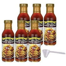 Walden Farms Maple Walnut Syrup 6 Pack With Scoop