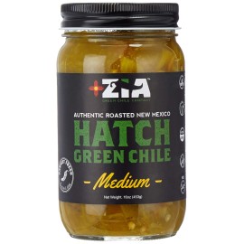 Original New Mexico Hatch Green Chile By Zia Green Chile Company - Delicious Flame-Roasted, Peeled Diced Southwestern Certified Green Peppers For Salsas, Stews More, Vegan Gluten-Free - 16Oz