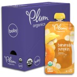 Plum Organics | Stage 2 | Organic Baby Food Meals [6+ Months] | Banana & Pumpkin | 4 Ounce Pouch (Pack Of 6)
