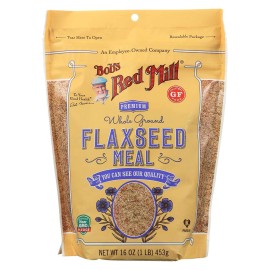 Bobs Red Mill Flaxseed Meal Gluten Free Pack Of 4 Size 16 Oz (Gluten Free Kosher)4