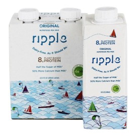 Ripple Foods Ripple Aseptic Original Plant Based With Pea Protein - Case Of 4 - 4/8 Fz(D0102Hx7Pqy.)