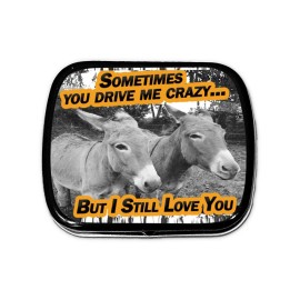 You Drive Me Crazy But I Still Love You Mints - Funny ValentineS Day Gifts For Friends, Stocking Stuffers For Adults Teens Kids, Wintergreen Mints
