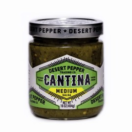 Desert Pepper Trading Company Cantina Salsa Medium Green 16-Ounce