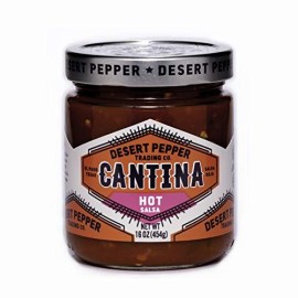 Desert Pepper Trading Company Cantina Salsa Hot Red 16-Ounce