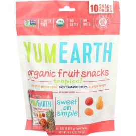 Yummyearth Fruit Snack-Asset 10 Pack 6.2 Oz