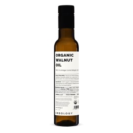 100 Organic Walnut Oil 85 Fl Oz - Cold-Pressed - Rich In Omega-3 - Supports Cognitive Health - Straight From Farm - Non Gmo - No Additives Or Preservatives - Recyclable Glass Bottle