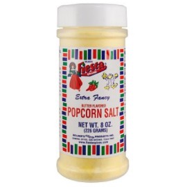Bolner's Fiesta Brand Butter Flavored Popcorn Salt, 8 Ounce Shaker