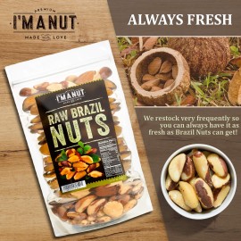 Raw Brazil Nuts 32Oz (2 Lb) | Distinct And Superior To Natural | No Herbicides Or Pesticides | No Ppo | Non Gmo | Vegan And Keto Friendly | Large, Fresh And Resealable Bag.