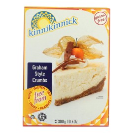 Kinnikinnick Foods Graham Style Cracker Crumb 10.5 Ounce - 6 Per Case.