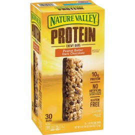 Nature Valley Peanut Butter Dark Chocolate Protein Chewy Bars (1.42 Oz, 30 Ct.)