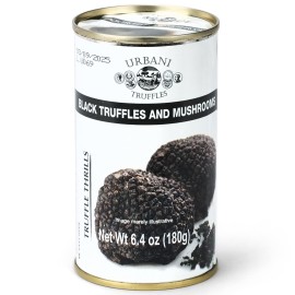 Urbani Truffles Truffle Thrills, Black Truffles and Mushrooms - 2 pcs. x 6.4 Oz Cans