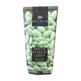 Medicis Premium Candied Almond Dragees (French Jordan Almonds) Sugar Coated Candies Ideal As A Party Favor For Weddings And Baby Showers 75 Count Bag 88Oz (Green)